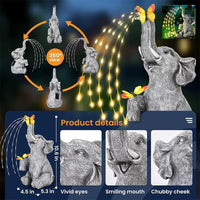 Thumbnail for Outdoor Solar Elephant Ornament Light