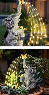 Thumbnail for Outdoor Solar Elephant Ornament Light