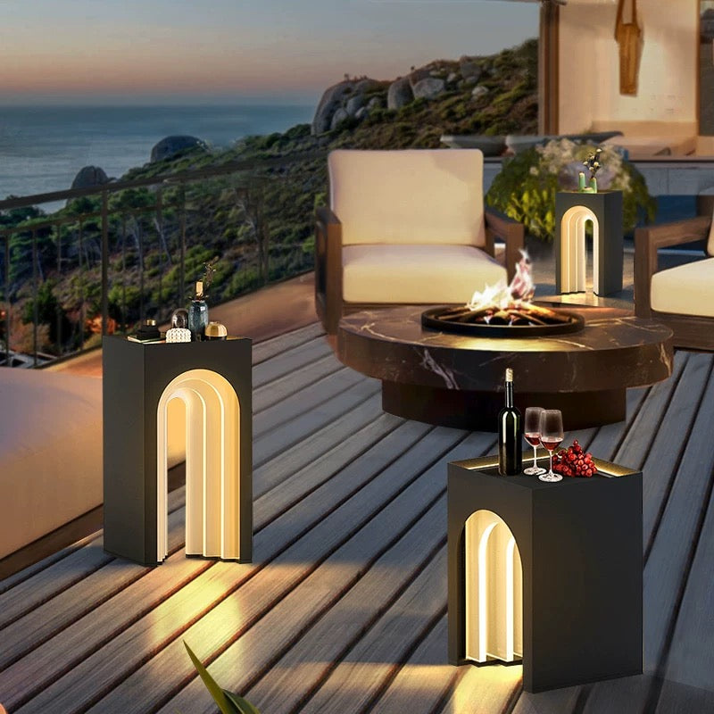 Outdoor Solar Garden Terrace Waterproof Table Light