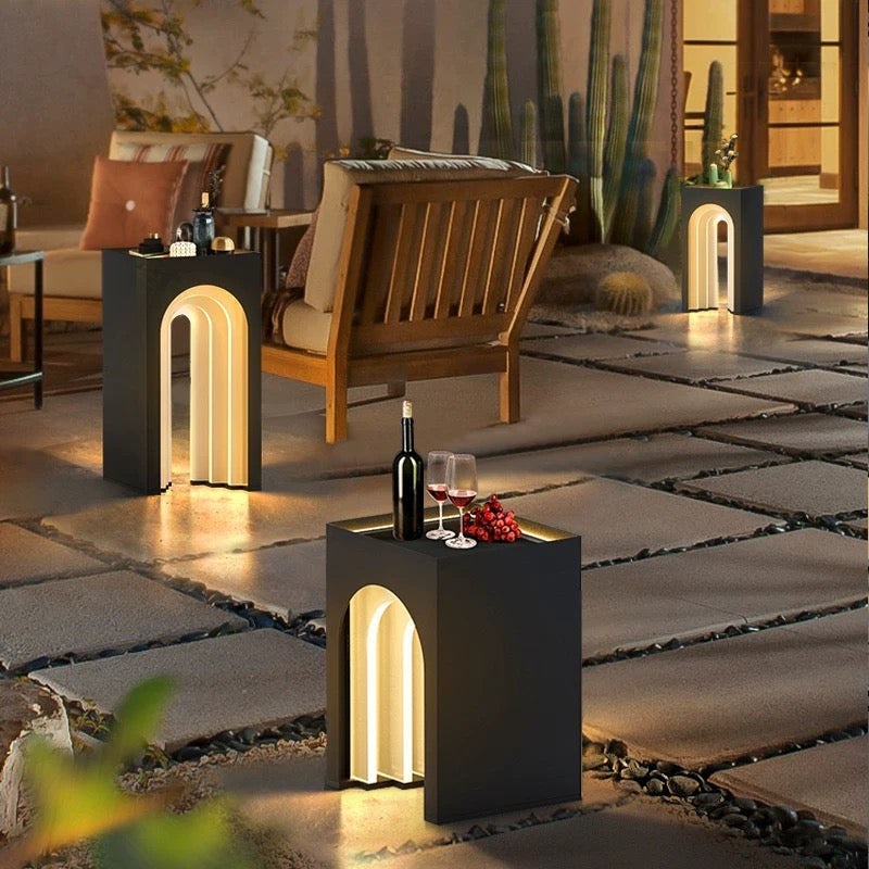 Outdoor Solar Garden Terrace Waterproof Table Light