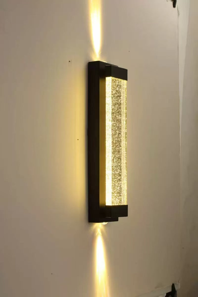 Outdoor Crystal Waterproof Wall Light