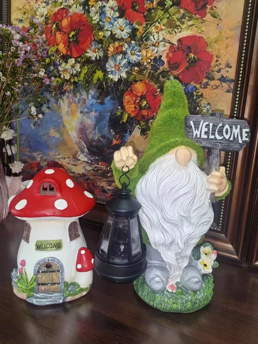 Solar Outdoor Mushroom Light