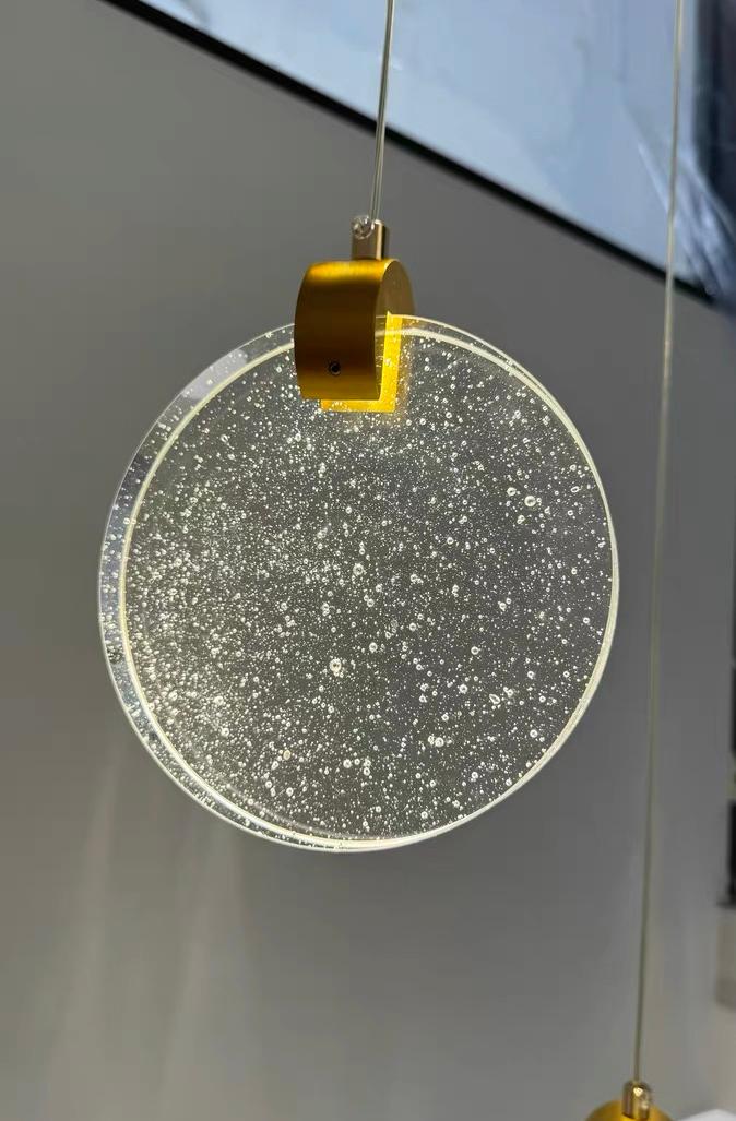 bubble light chandelier