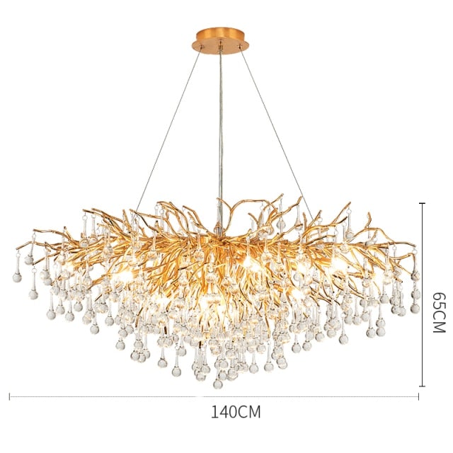 modern crystal chandelier