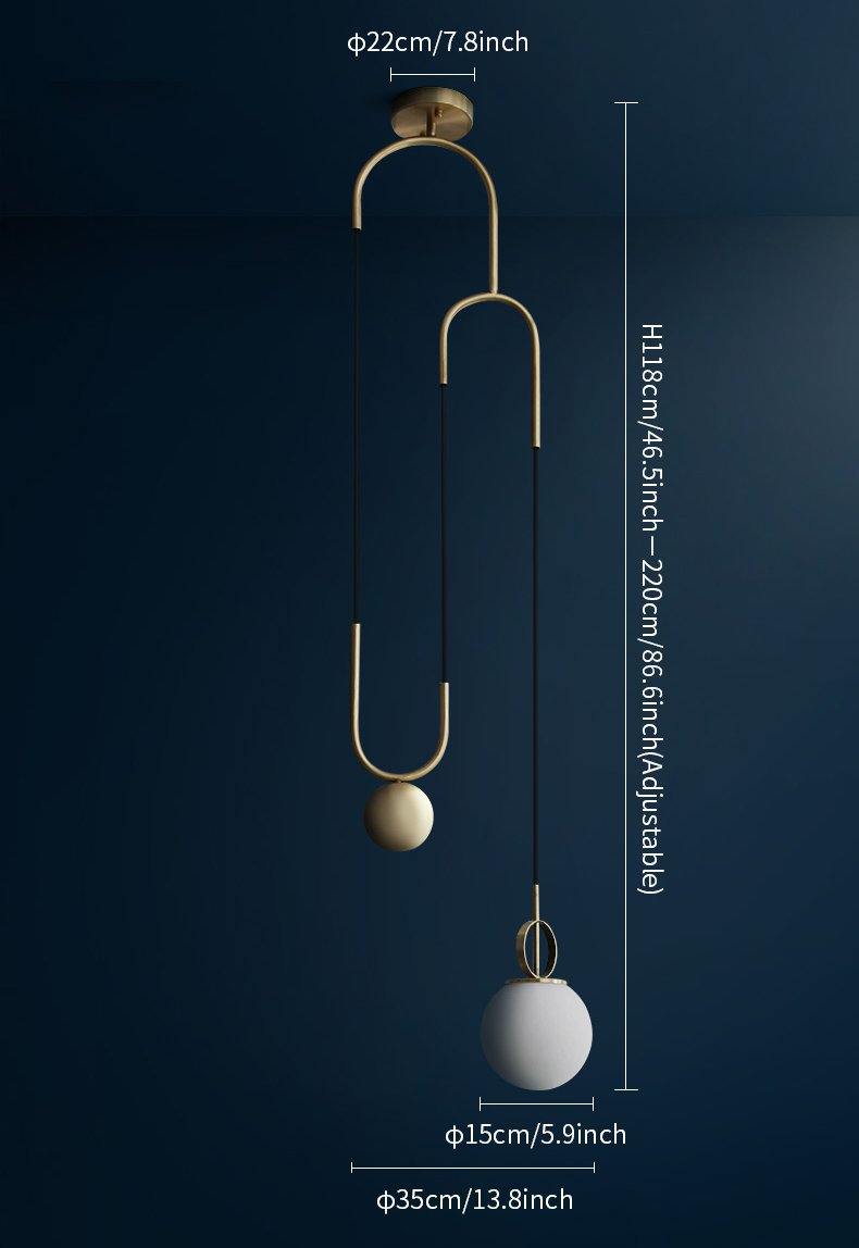 contemporary bubble chandelier