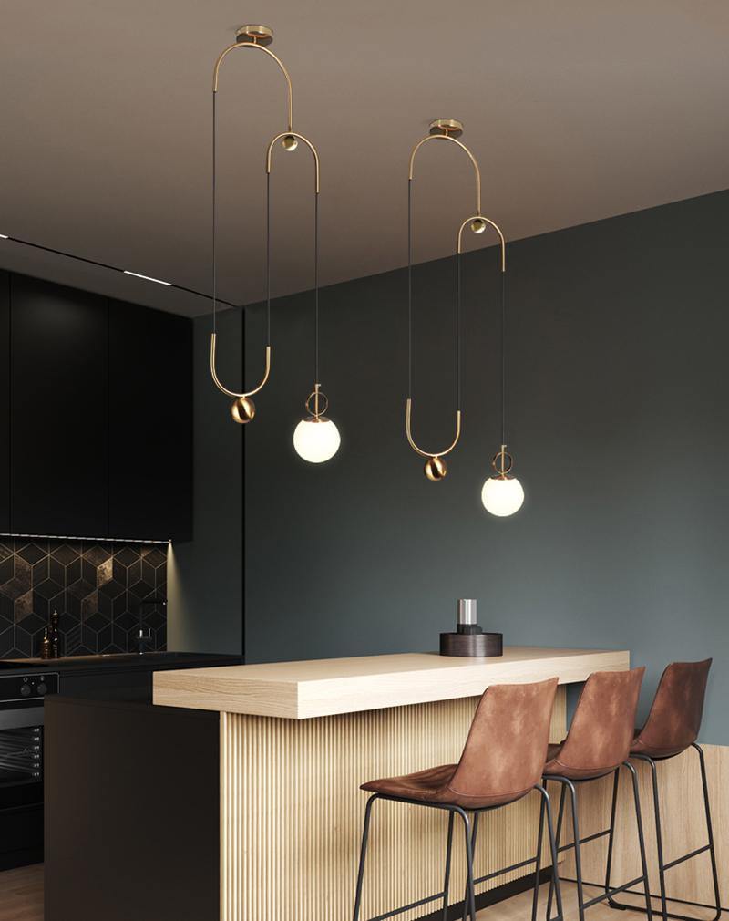 clear glass ball chandelier