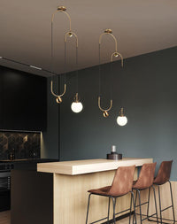 Thumbnail for clear glass ball chandelier