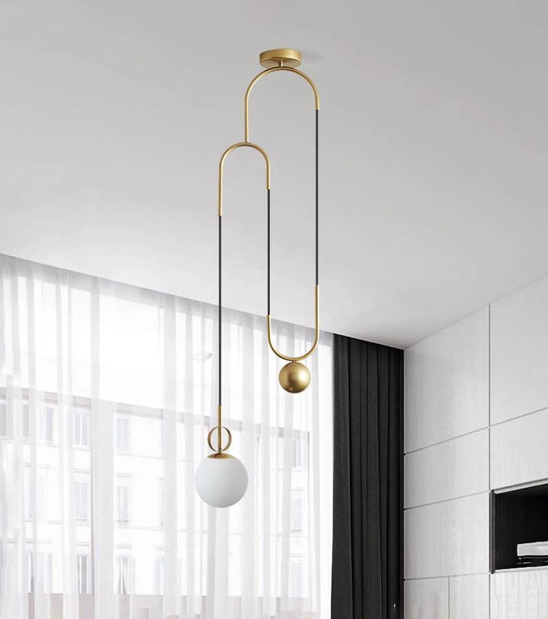glass bubble light fixture