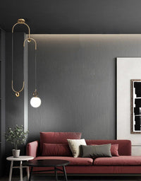Thumbnail for glass bubble chandelier dining room