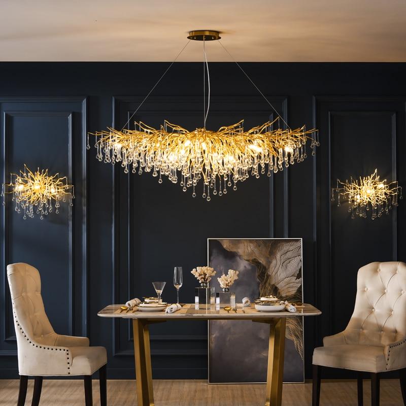 gold crystal chandelier