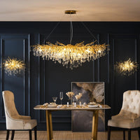 Thumbnail for gold crystal chandelier