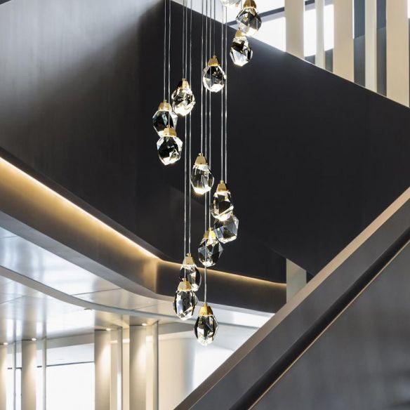 Luxe lighting solution for staircases