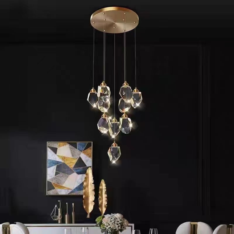 crystal pendant light