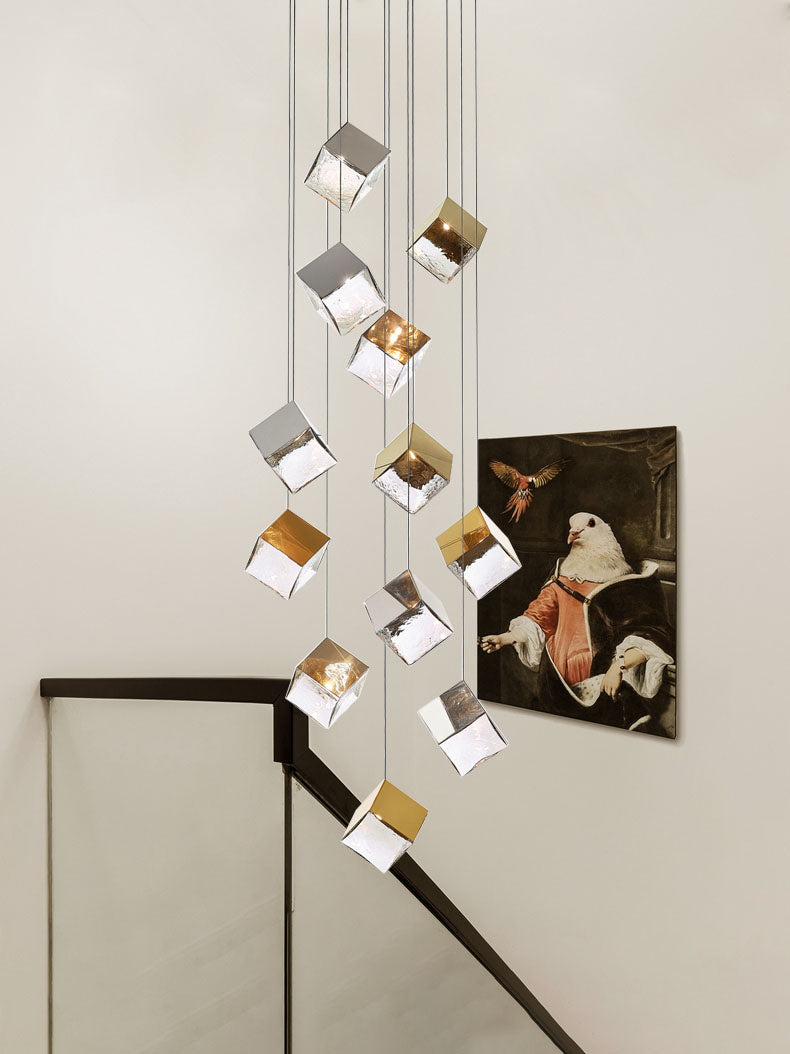 hanging crystal lights