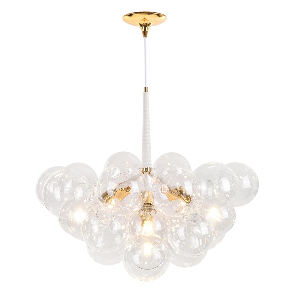bubble glass chandelier