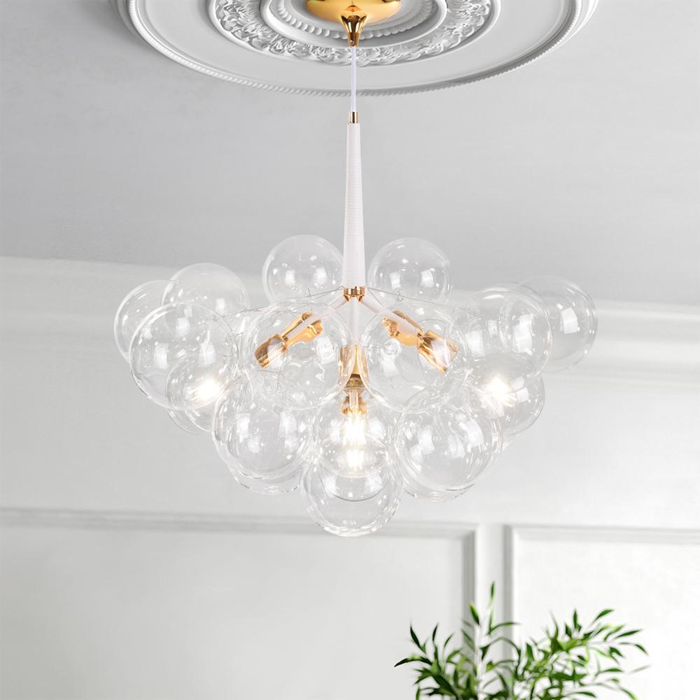 glass bubble chandelier