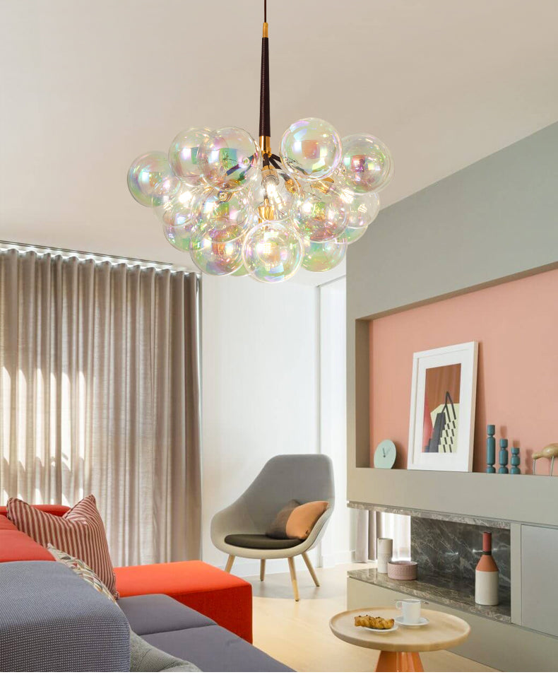 unique bubble chandelier