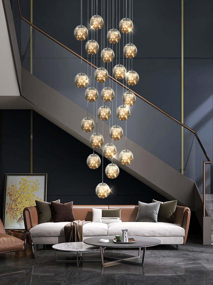 unique bubble chandelier