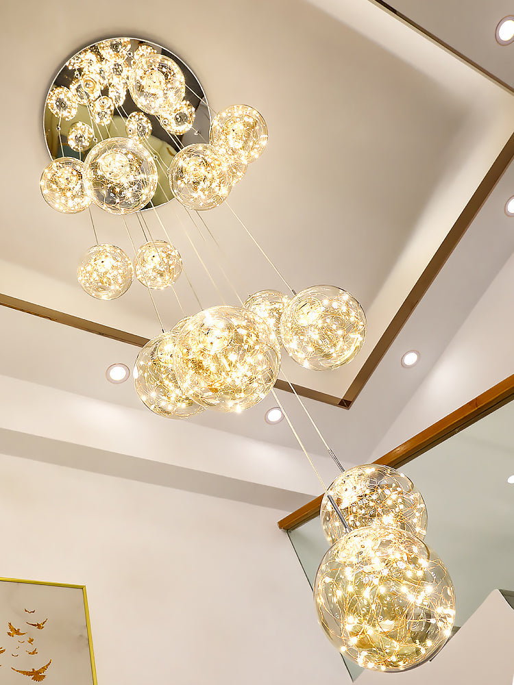 bubble chandelier