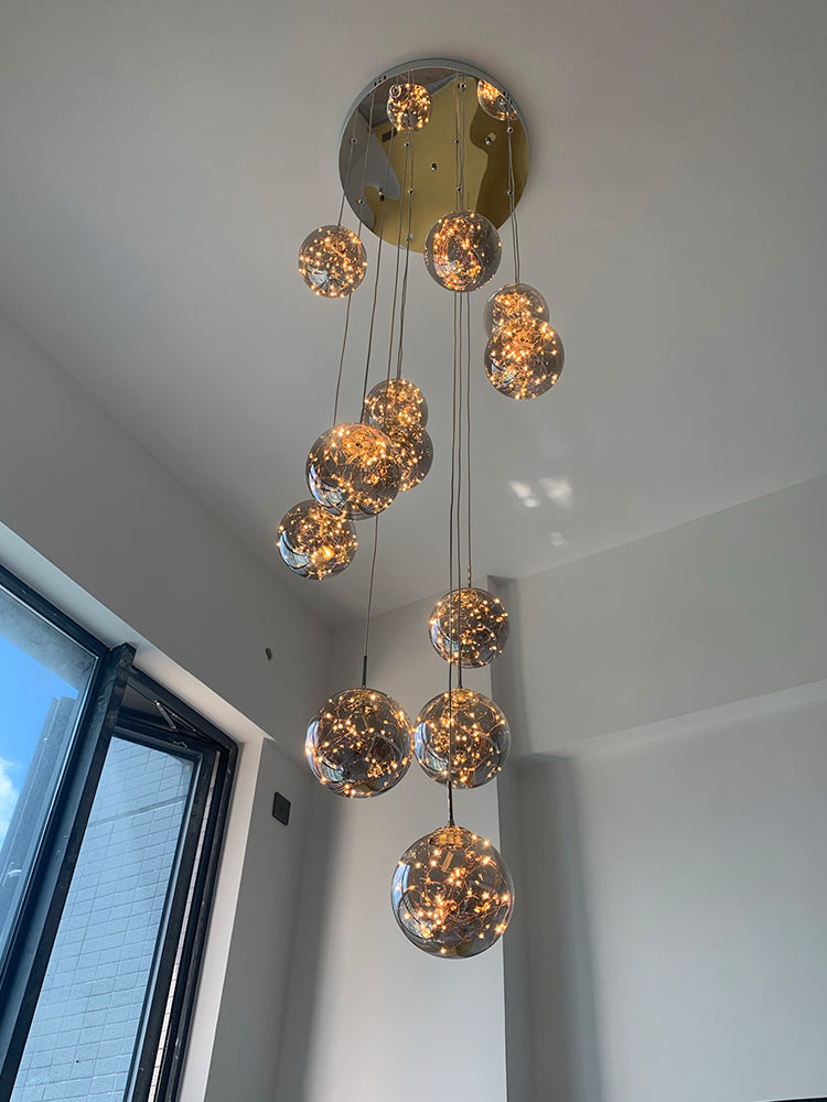 bubble chandelier light