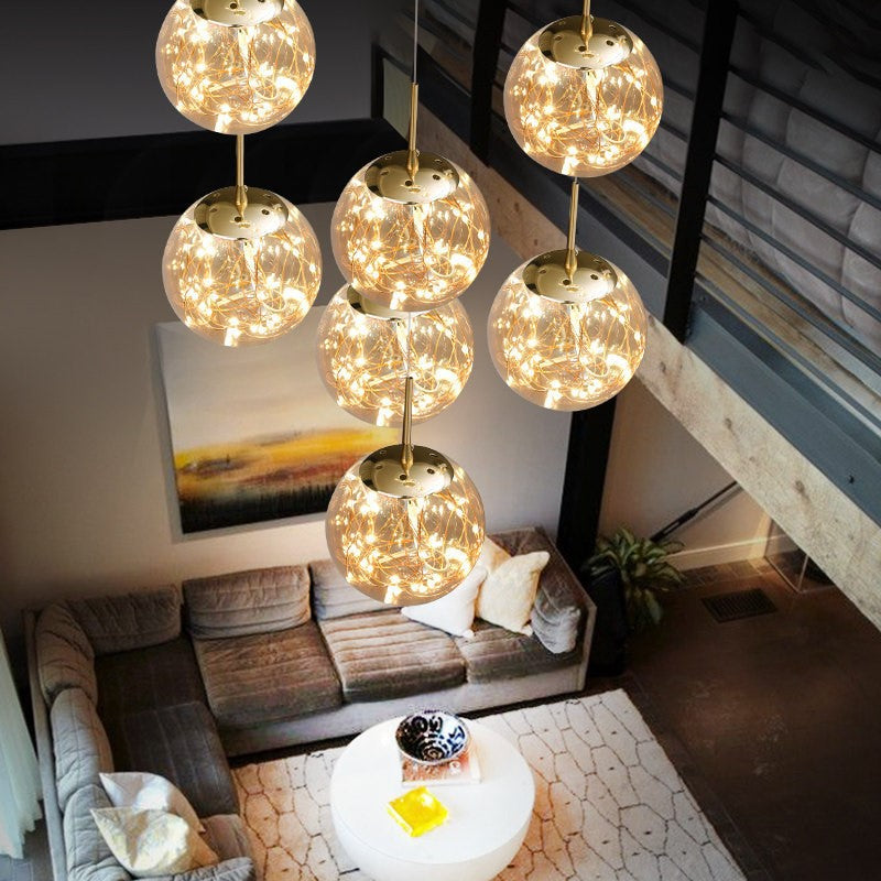 clear bubble chandelier