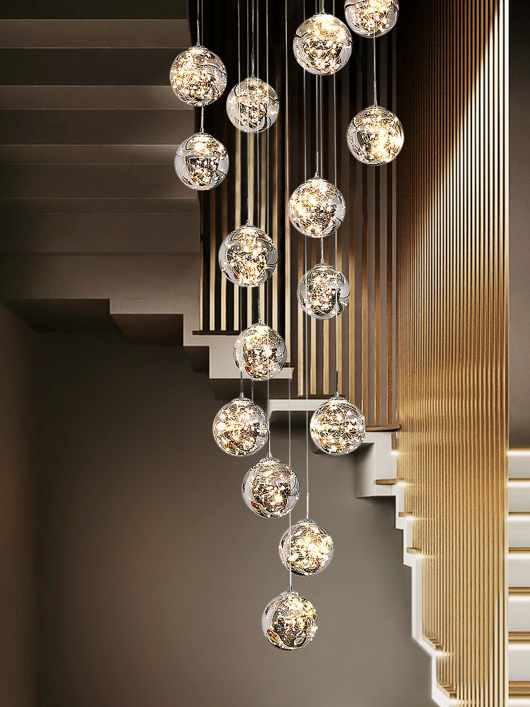 contemporary bubble chandelier