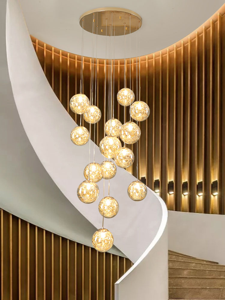 glass chandelier