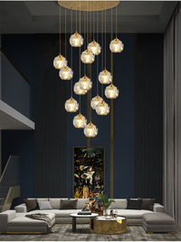 Thumbnail for gold crystal chandelier