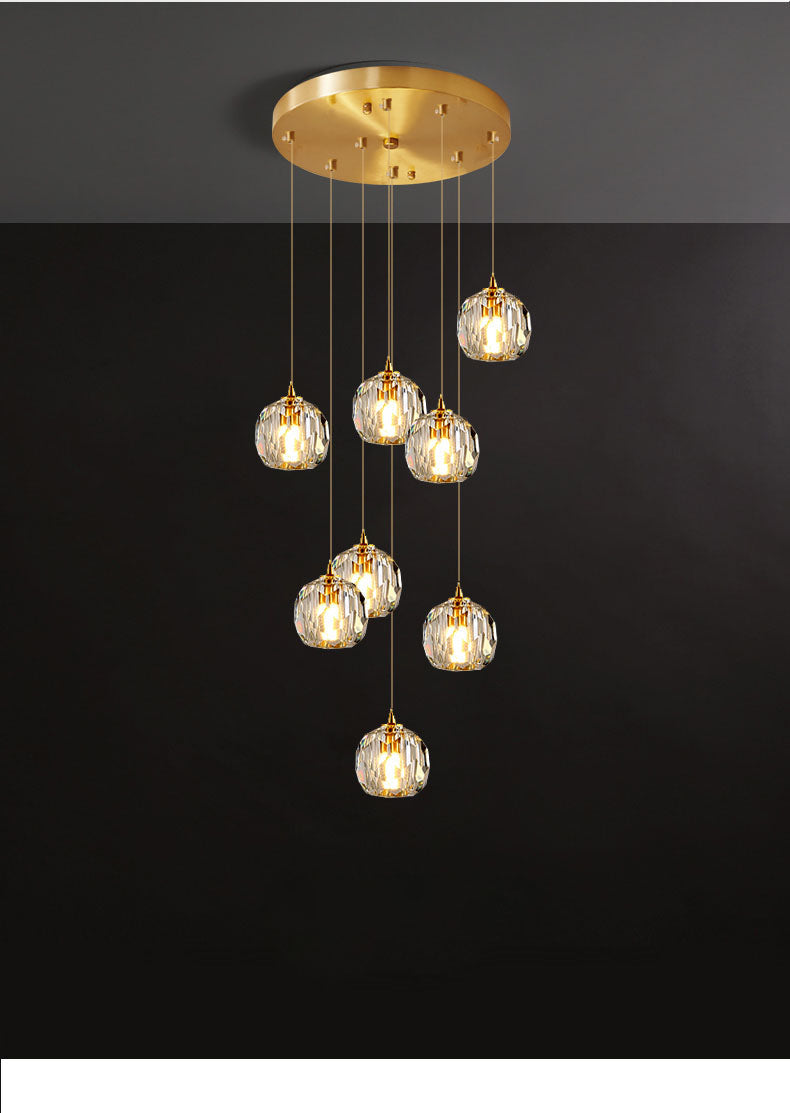 gold chandelier modern