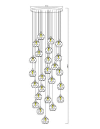 Thumbnail for crystal pendant lighting