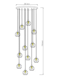 Thumbnail for large crystal chandelier