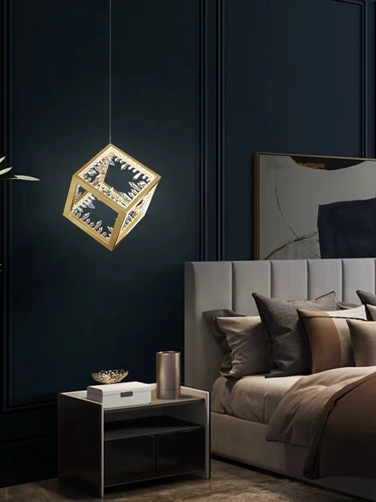 hanging crystal light