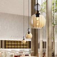 Thumbnail for Danish Glass Ball Chandelier