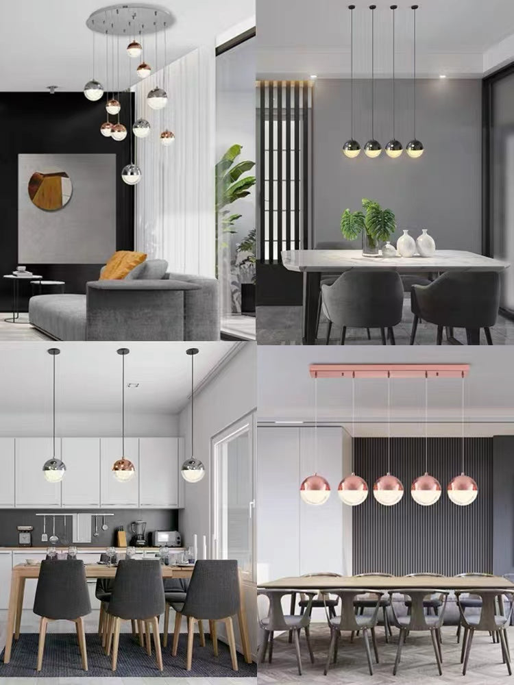 glass pendant light