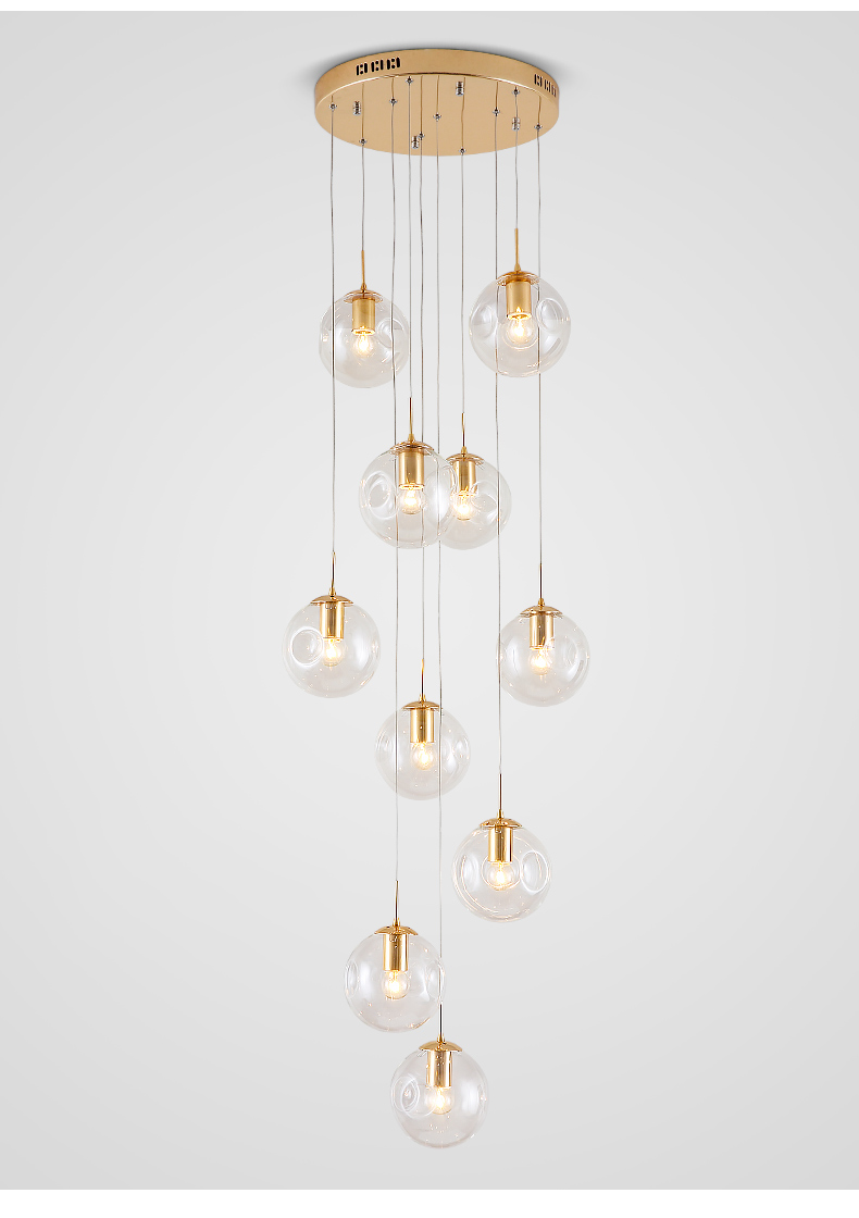 hanging crystal light