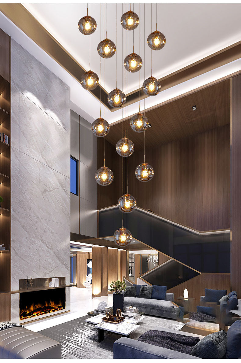 contemporary bubble chandelier