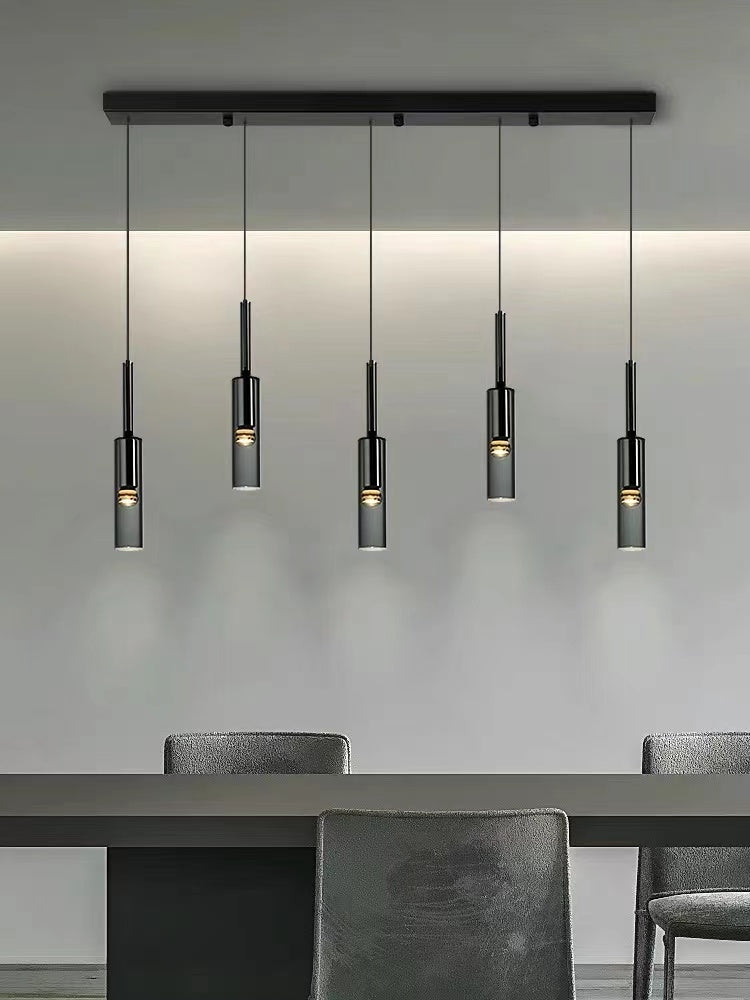 black chandelier