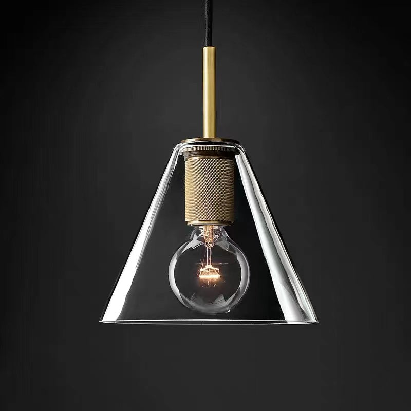Light Luxury Retro Glass Chandelier