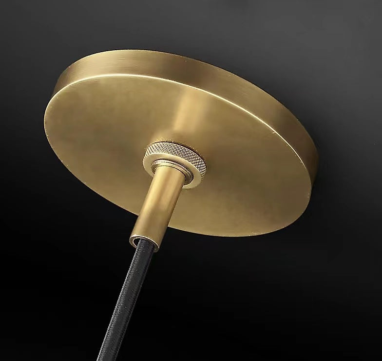 Light Luxury Retro Glass Chandelier