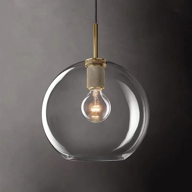 Light Luxury Retro Glass Chandelier