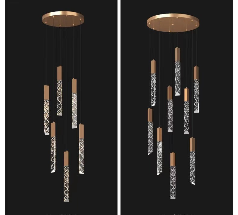 black beaded chandelier