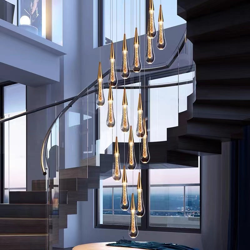 round crystal chandelier