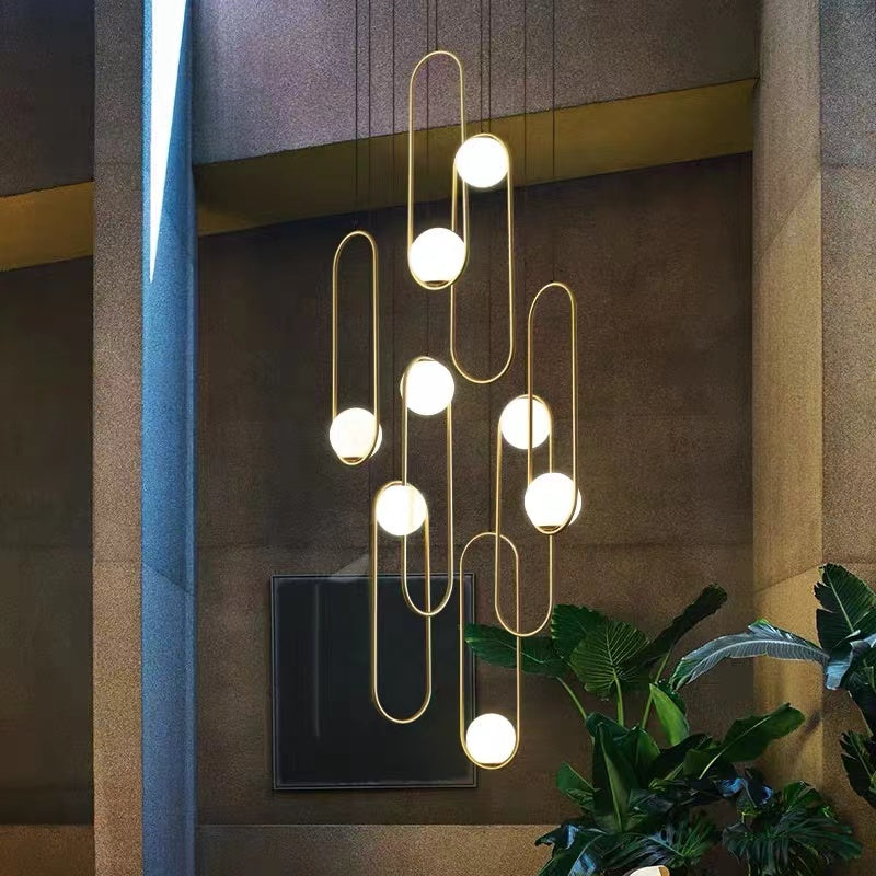 bubble light chandeliers