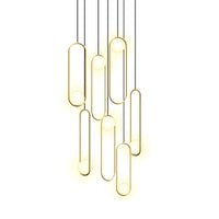 Thumbnail for Modern Glass Ball Flush Mount Chandelier-1