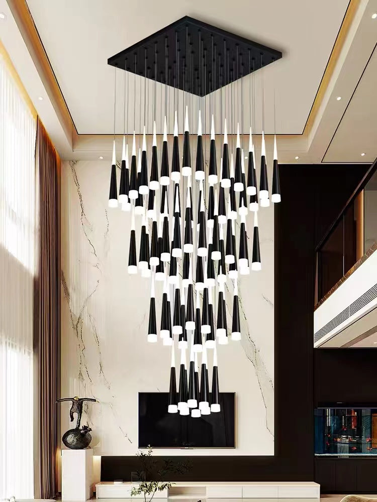 black crystal chandelier