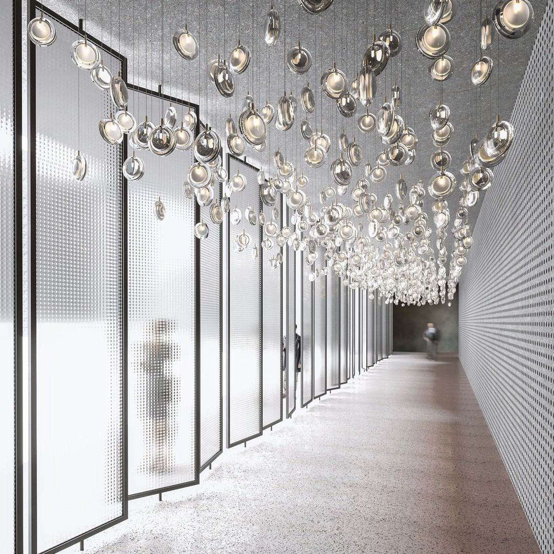 bubble chandelier