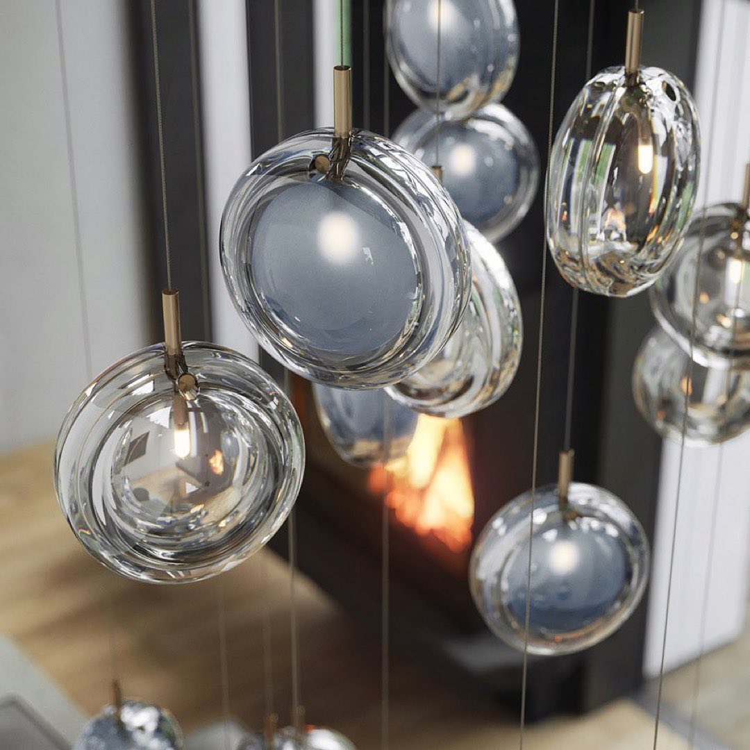 round crystal chandelier
