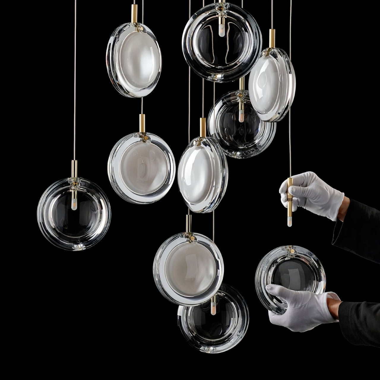 bubble chandelier light
