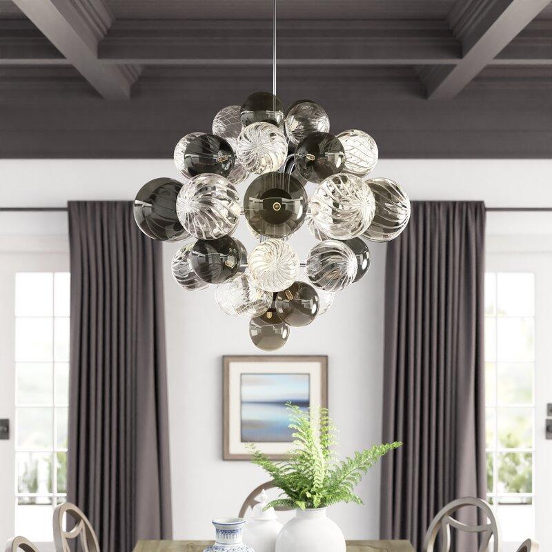 bubble chandeliers