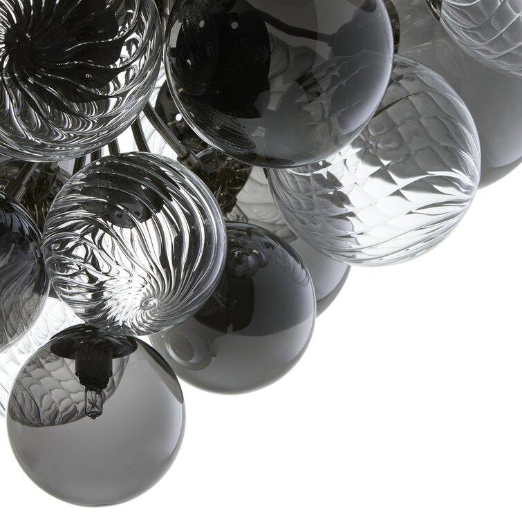 bubble light chandelier